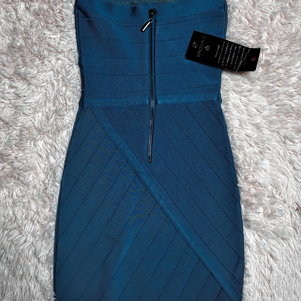 Elegant Blue Women's Dress